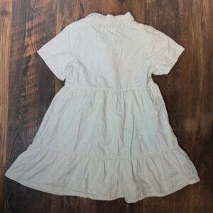 Charming White Kids Casual Dress